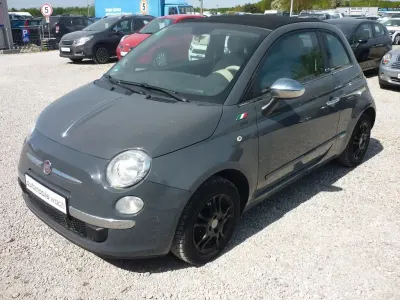 Begagnad Fiat 500C Pop 69 HK (50 kW) 2012 Grå Cab