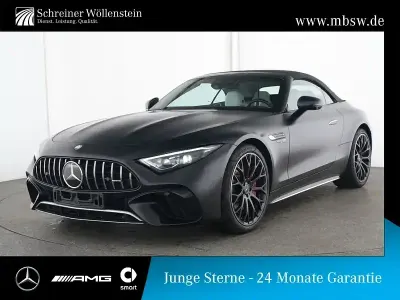 Brugt Mercedes SL55 AMG AMG 476 HK (350 kW) 2025 Sort Cabriolet