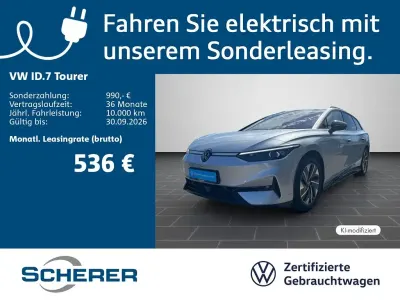Gebraucht VW ID.7 Pro 210 kW (286 PS) 2025 Scale silver metallic (metallic) Kombi