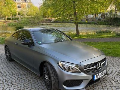 Usata Mercedes C250 AMG line 204 CV (150 kW) 2017 Grigio