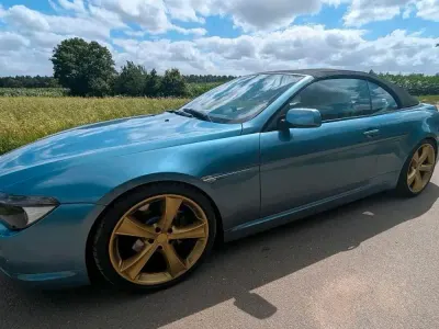 Gebraucht BMW 650 Cabriolet Sport Line 367 PS (269 kW) 2007 Blau Cabrio
