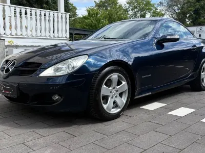Gebraucht Mercedes SLK200 163 PS (119 kW) 2005 Blau Cabrio