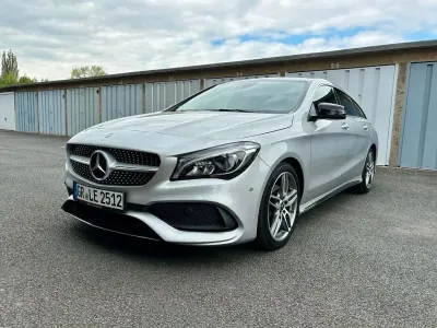 Gebraucht Mercedes CLA200 Shooting Brake AMG line 156 PS (114 kW) 2017 Silber Kombi