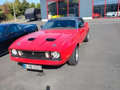 Brugt Ford Mustang 208 HK (152 kW) 1973 Rød Cabriolet