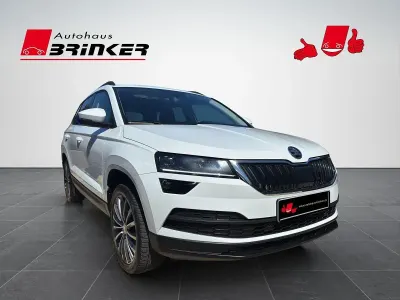 Gebraucht Skoda Karoq Style 150 PS (110 kW) 2022 Moonweiss metallic SUV