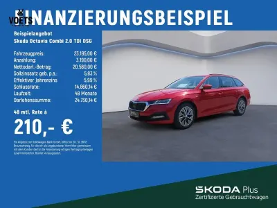 Gebraucht Skoda Octavia Ambition 150 PS (110 kW) 2022 Rot Kombi