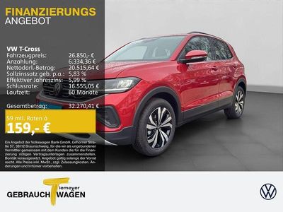 Rot Neu 2025 VW T-Cross Life SUV | 26.850 € (Guter Preis)