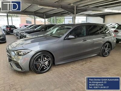 Gebraucht Mercedes C180 AMG line 170 PS (125 kW) 2023 Selenitgrau  metalliclack Kombi
