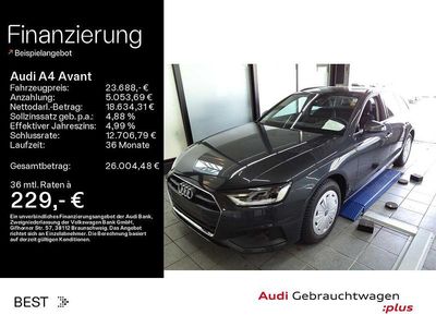 Gebraucht Audi A4 Business 136 PS (100 kW) 2023 Manhattangrau metallic Kombi