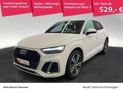 Gebraucht Audi Q5 S-Line 286 PS (210 kW) 2022 Gletscherweiß metallic (metallic) SUV