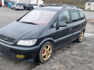 Gebraucht Opel Zafira 125 PS (91 kW) 2001 Schwarz Van / Kleinbus
