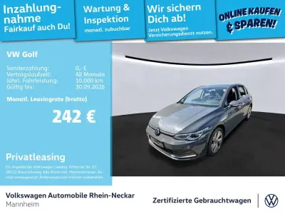 Gebraucht VW Golf VIII Style 131 PS (96 kW) 2022 Delfingrau metallic Limousine