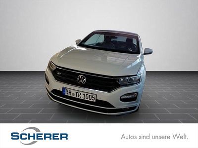 Gebraucht VW T-Roc R-line 150 PS (110 kW) 2022 Pure white schwarz SUV