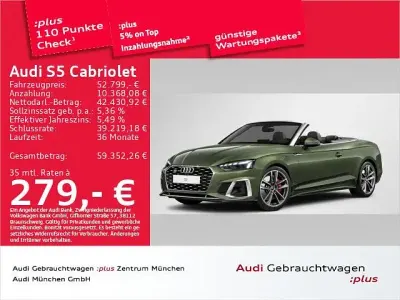 Gebraucht Audi S5 Cabriolet Sport 354 PS (260 kW) 2024 Distriktgrün metallic Cabrio