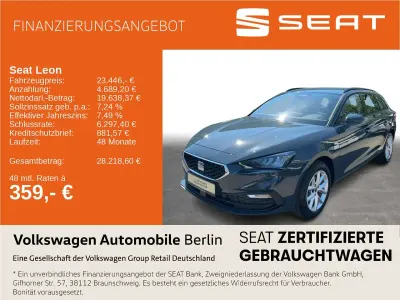 Neu Seat Leon Style 116 PS (85 kW) 2026 Fjordblau/fjordblau Kombi