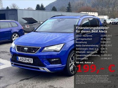 Gebraucht Seat Ateca FR 150 PS (110 kW) 2020 Blau SUV