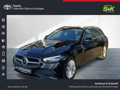 Gebraucht Mercedes C200 Avantgarde 163 PS (119 kW) 2022 Obsidianschwarz  metalliclack (schwarz) Kombi