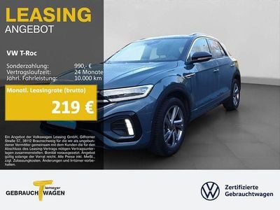 Blau Gebraucht 2025 VW T-Roc R-line SUV | 29.390 € (Guter Preis)