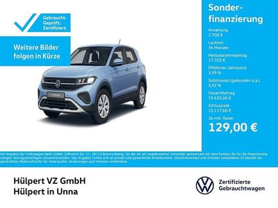 Gebraucht VW T-Cross 95 PS (69 kW) 2025 Clear blue metallic SUV