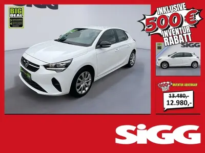 Gebraucht Opel Corsa Edition 101 PS (74 kW) 2023 Jade weiss/arktis weiss Kleinwagen