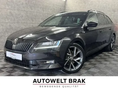 Brugt Skoda Superb SportLine 190 HK (139 kW) 2019 Sort Stationcar
