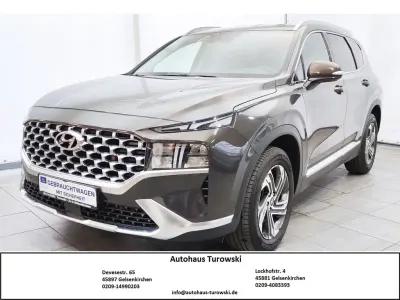 Gebraucht Hyundai Santa Fe Premium 201 PS (147 kW) 2022 Taiga brown / mic SUV