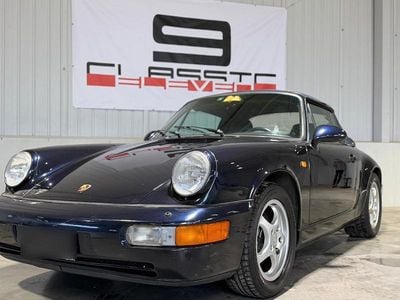 Used Porsche 964 250 HP (183 kW) 1992 Blue Cabriolet