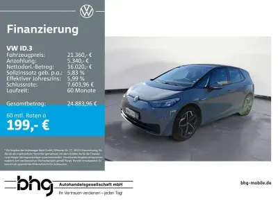 Gebraucht VW ID.3 Pure 110 kW (150 PS) 2022 Grau Kleinwagen