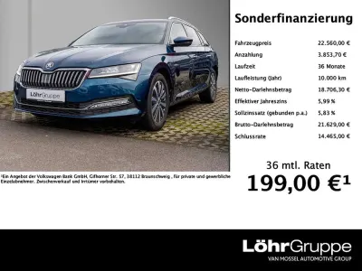 Gebraucht Skoda Superb Business Line 200 PS (147 kW) 2023 Blau Kombi