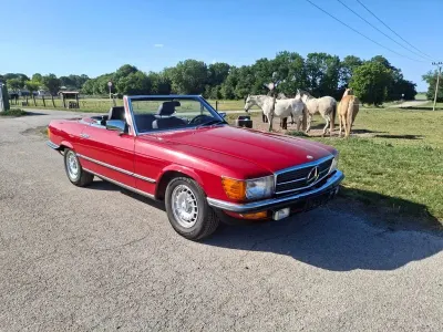 Gebraucht Mercedes SL280 185 PS (136 kW) 1985 Rot Cabrio