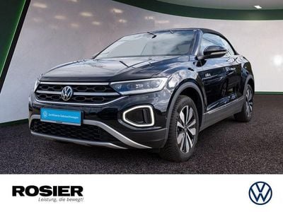 Gebraucht VW T-Roc Cabriolet Goal 116 PS (85 kW) 2025 Schwarz / deep black Cabrio