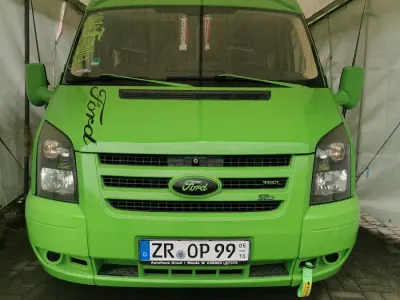 Gebraucht Ford Transit 110 PS (80 kW) 2008 Grün Van / Kleinbus