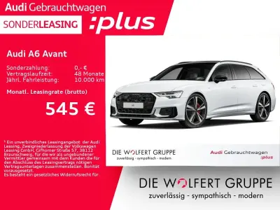 Gebraucht Audi A6 S-Line 367 PS (269 kW) 2025 Gletscherweiß metallic Kombi
