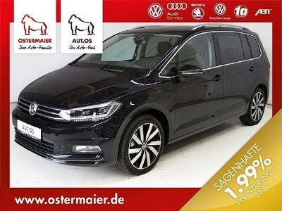 Gebraucht VW Touran Highline 150 PS (110 kW) 2016 Schwarz metallic Van / Kleinbus