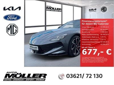 Neu MG Cyberster 375 kW (510 PS) 2025 Grau Cabrio