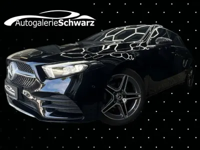 Gebraucht Mercedes A180 AMG line 136 PS (100 kW) 2021 Schwarz Limousine