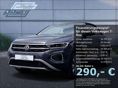 Grau Gebraucht 2025 VW T-Roc Cabriolet Style Cabrio | 36.450 € (Etwas zu teuer)