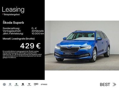 Gebraucht Skoda Superb Style 218 PS (160 kW) 2022 Raceblau metallic (metallic) Kombi