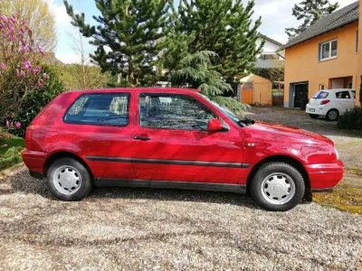 Brugt VW Golf III 75 HK (55 kW) 1996 Rød Sedan