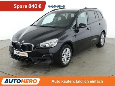 Gebraucht BMW 218 Gran Tourer Advantage 140 PS (102 kW) 2019 Schwarz Van / Kleinbus