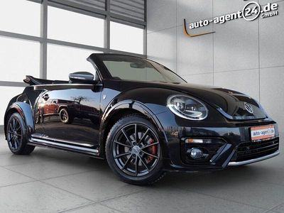 Deep black perleffekt Gebraucht 2017 VW Beetle R-line Cabrio | 28.990 € (Teuer)