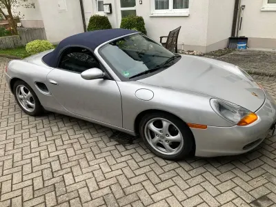 Usata Porsche Boxster 204 CV (150 kW) 1998 Argento Cabrio