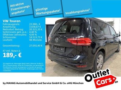 Schwarz Gebraucht 2022 VW Touran Comfortline Van / Kleinbus | 23.980 € (Guter Preis)
