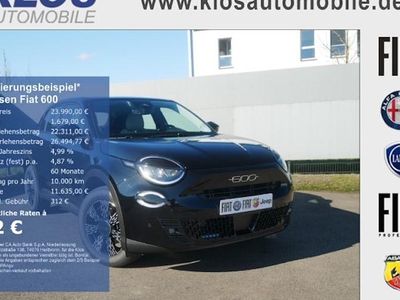 Nouă Fiat 600 Icon 110 CP (80 kW) 2026 Negru SUV