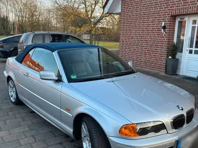 Gebraucht BMW 323 Cabriolet 170 PS (125 kW) 2000 Silber Cabrio