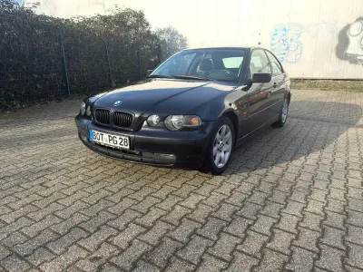 Gebraucht BMW 316 Compact Sport Line 116 PS (85 kW) 2002 Schwarz Kleinwagen