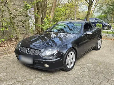 Gebraucht Mercedes SLK200 163 PS (119 kW) 2000 Schwarz Cabrio