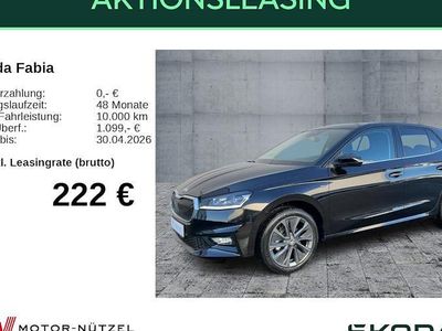 Neu Skoda Fabia Tour 116 PS (85 kW) 2026 Schwarz Limousine