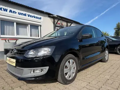 Gebraucht VW Polo Trendline 69 PS (50 kW) 2010 Schwarz Kleinwagen