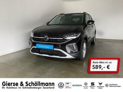 Neu VW T-Cross Life 150 PS (110 kW) 2025 Schwarz SUV